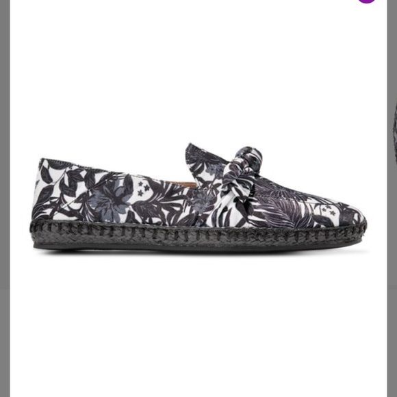 NIB Cole Haan | Black & Ivy Beverly Cloudfeel Knott Leather Espadrilles - Picture 8 of 10